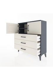 Arges Şifonyer 2 Raflı 3 Çekmeceli 2 Kapaklı 88x30x96 - S04M029V4A