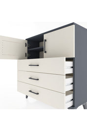 Arges Şifonyer 2 Raflı 3 Çekmeceli 2 Kapaklı 88x30x96 - S04M029V4A