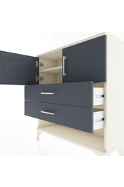Arges Şifonyer 2 Raflı 2 Çekmeceli 2 Kapaklı 88x30x96 - S04M030V2A