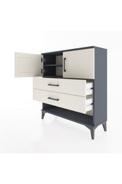 Arges Şifonyer 2 Raflı 2 Çekmeceli 2 Kapaklı 88x30x96 - S04M030V4A