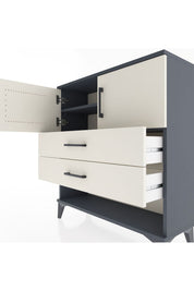 Arges Şifonyer 2 Raflı 2 Çekmeceli 2 Kapaklı 88x30x96 - S04M030V4A