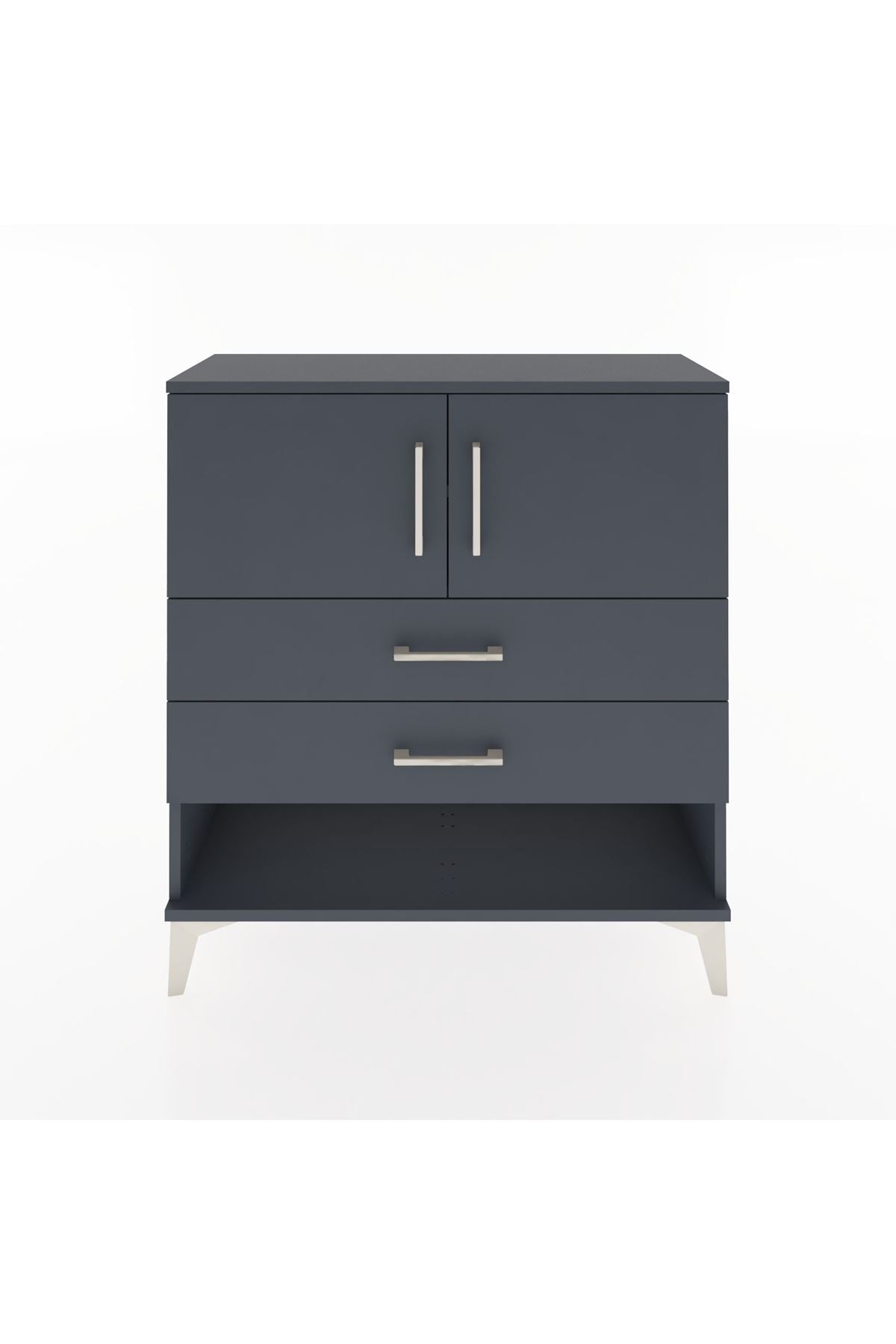 Arges Şifonyer 2 Raflı 2 Çekmeceli 2 Kapaklı 88x30x96 - S04M030V5A