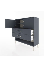 Arges Şifonyer 2 Raflı 2 Çekmeceli 2 Kapaklı 88x30x96 - S04M030V5A
