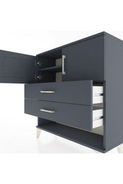 Arges Şifonyer 2 Raflı 2 Çekmeceli 2 Kapaklı 88x30x96 - S04M030V5A