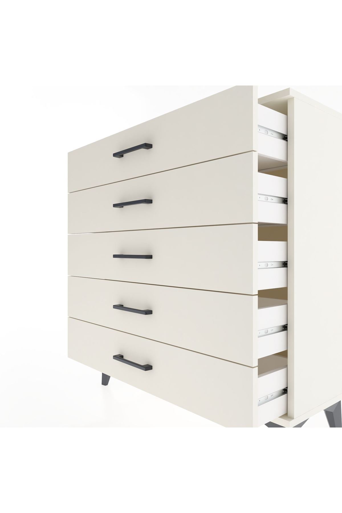 Arges Şifonyer 5 Çekmeceli 88x30x96 - S04M001V1A