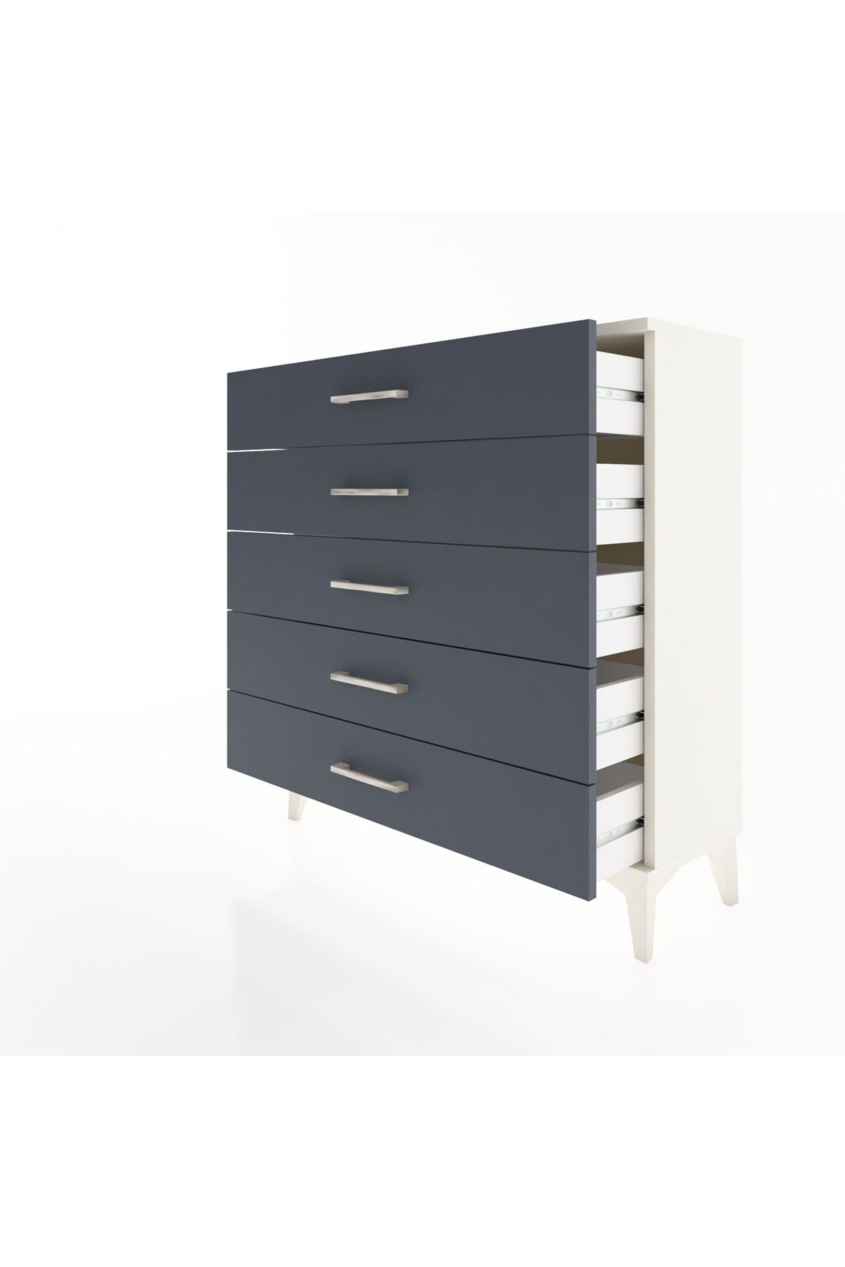 Arges Şifonyer 5 Çekmeceli 88x30x96 - S04M001V2A