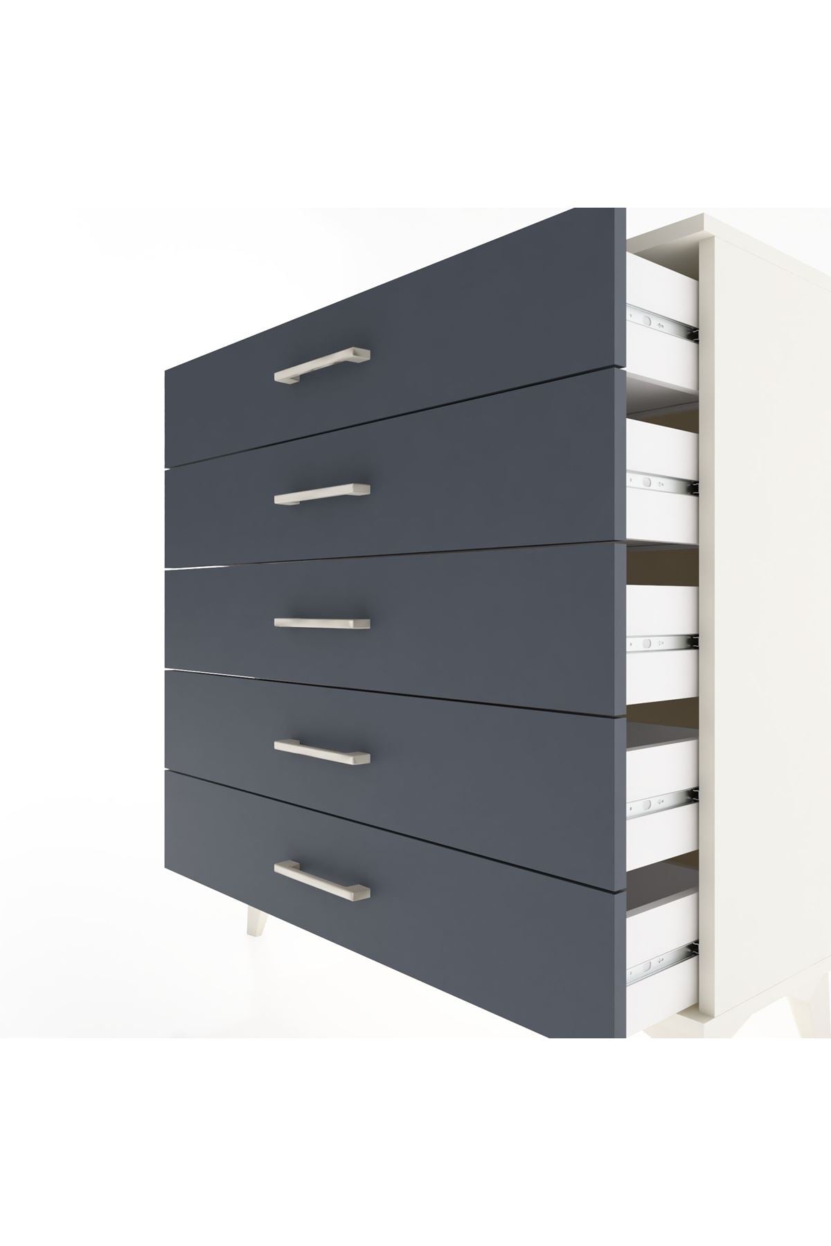Arges Şifonyer 5 Çekmeceli 88x30x96 - S04M001V2A