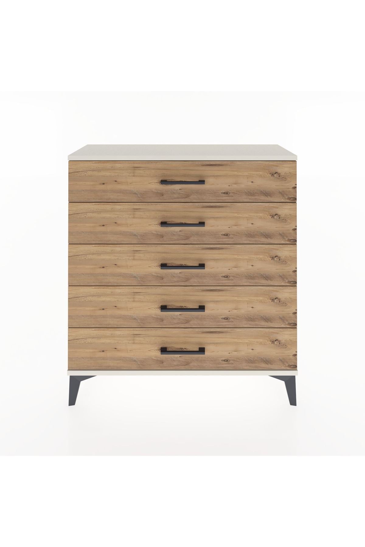 Arges Şifonyer 5 Çekmeceli 88x30x96 - S04M001V3A