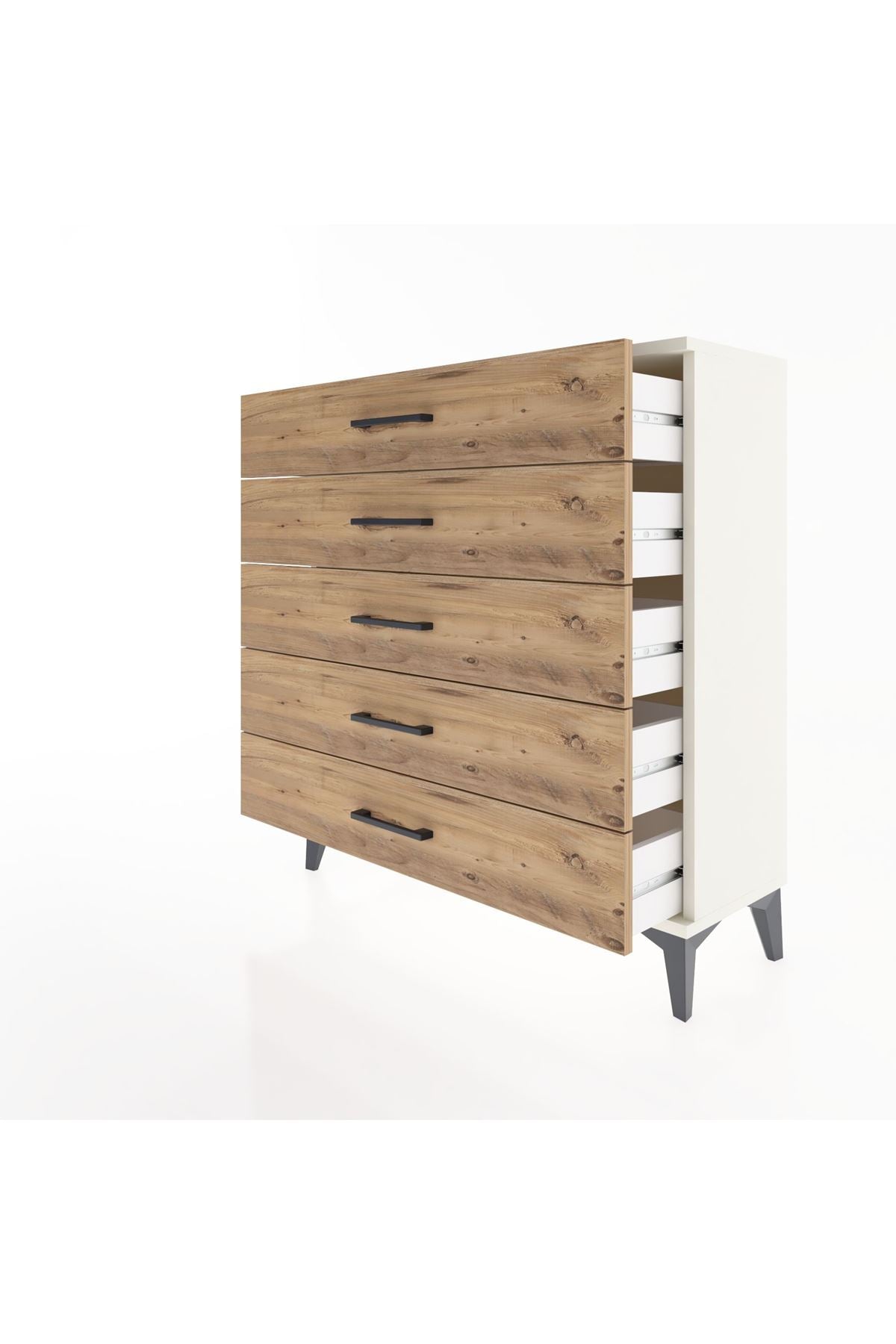 Arges Şifonyer 5 Çekmeceli 88x30x96 - S04M001V3A