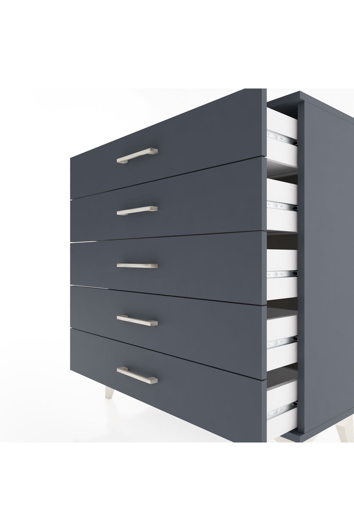Arges Şifonyer 5 Çekmeceli 88x30x96 - S04M001V5A