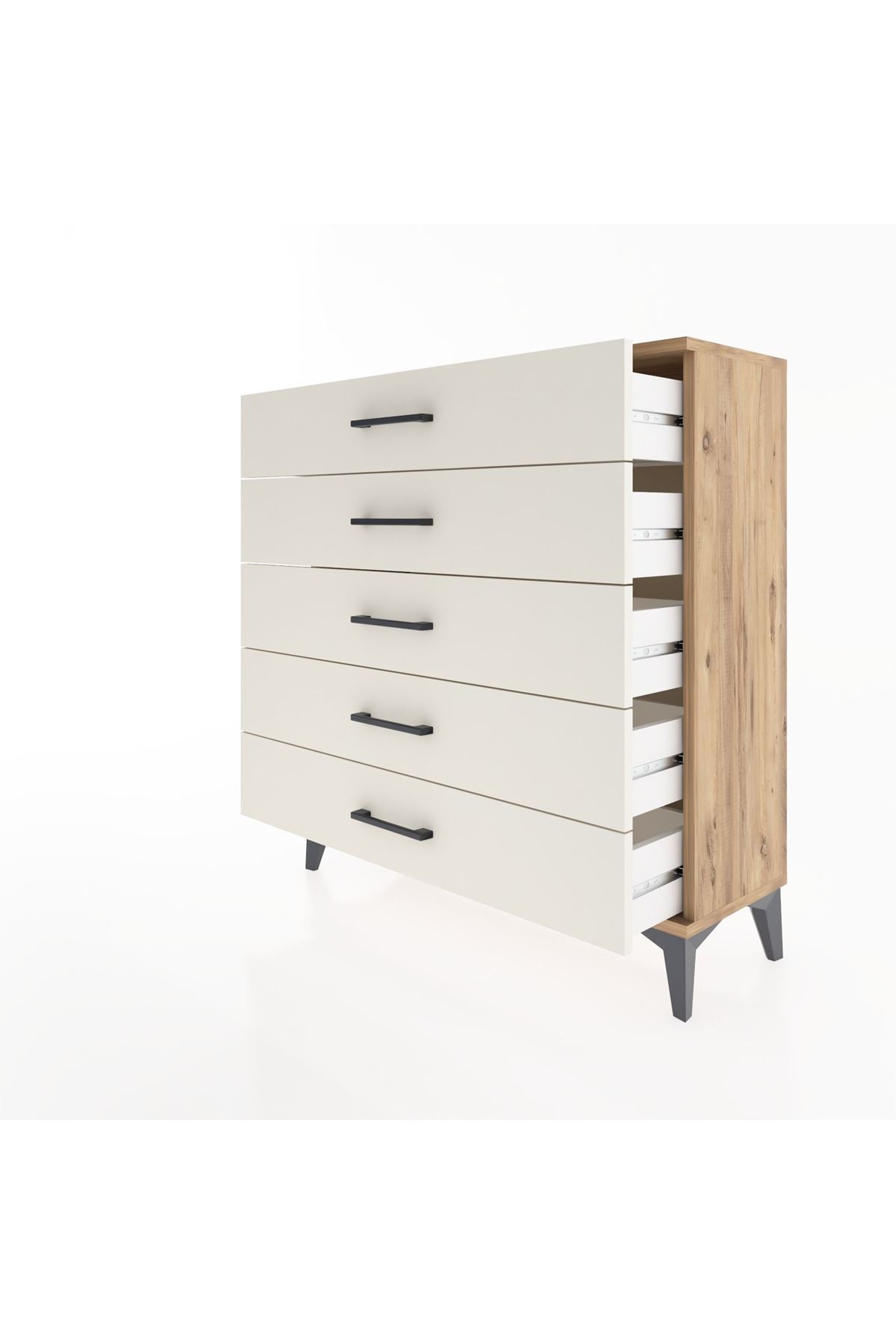 Arges Şifonyer 5 Çekmeceli 88x30x96 - S04M001V7A