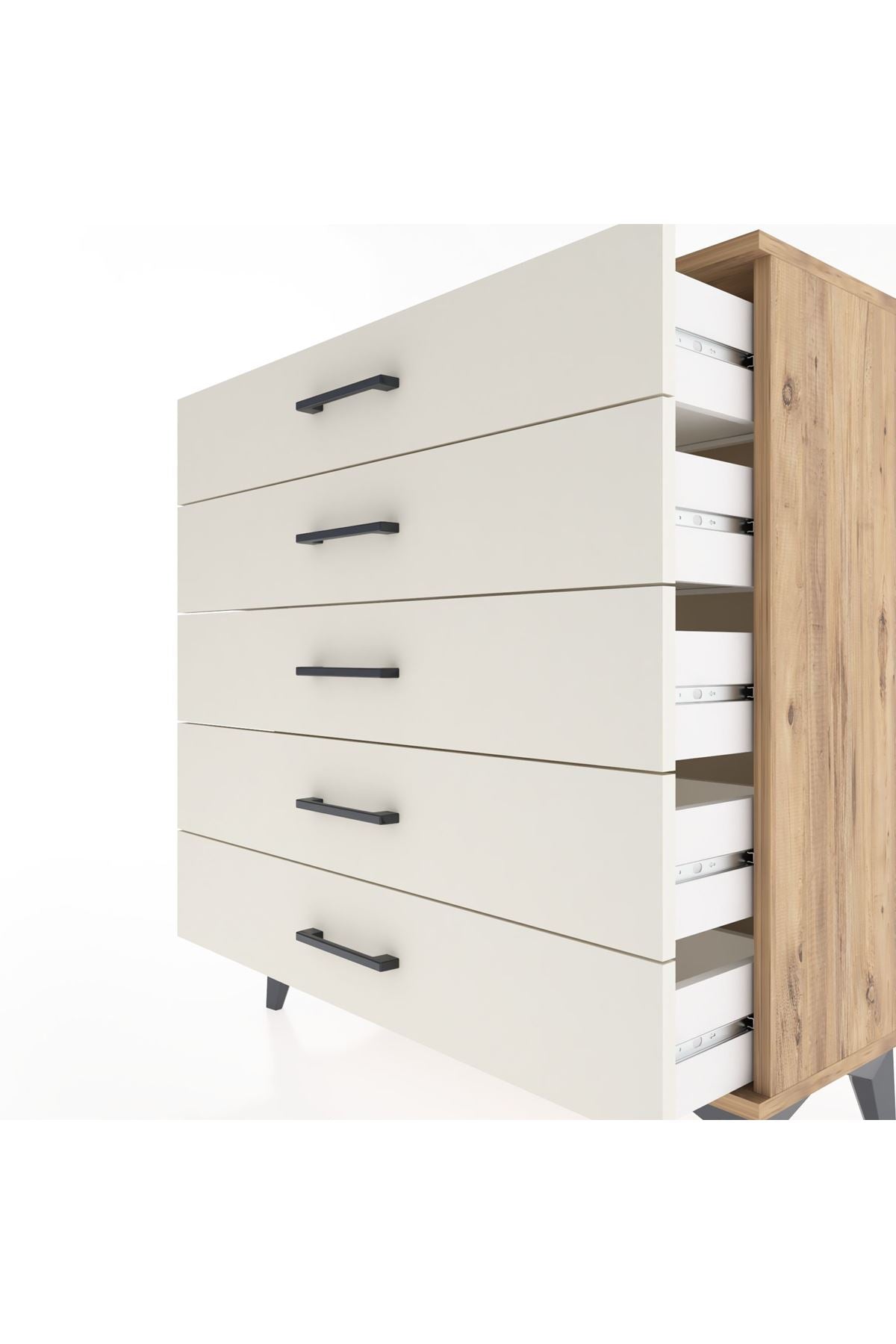 Arges Şifonyer 5 Çekmeceli 88x30x96 - S04M001V7A