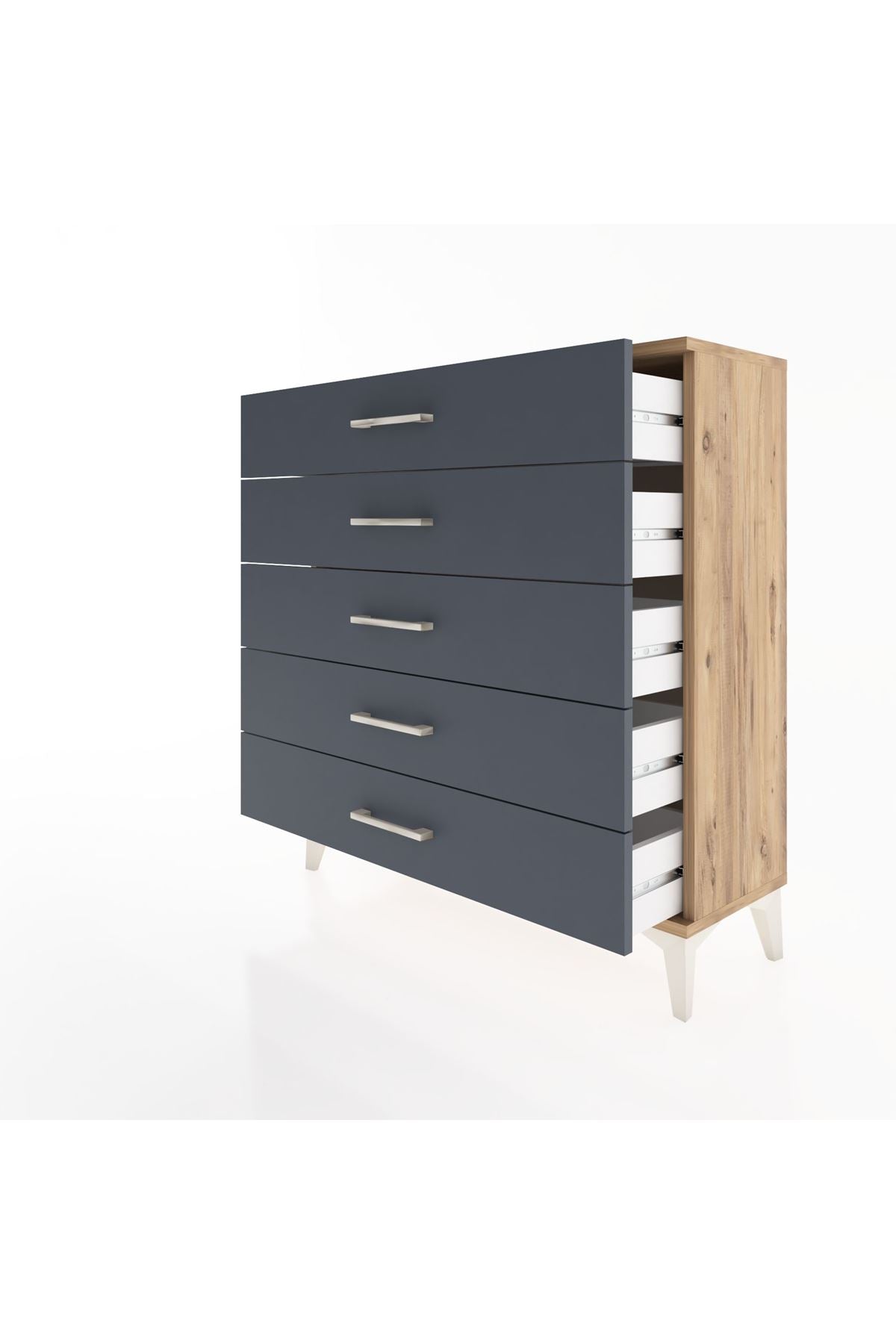 Arges Şifonyer 5 Çekmeceli 88x30x96 - S04M001V8A