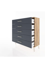Arges Şifonyer 5 Çekmeceli 88x30x96 - S04M001V8A