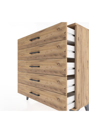 Arges Şifonyer 5 Çekmeceli 88x30x96 - S04M001V9A