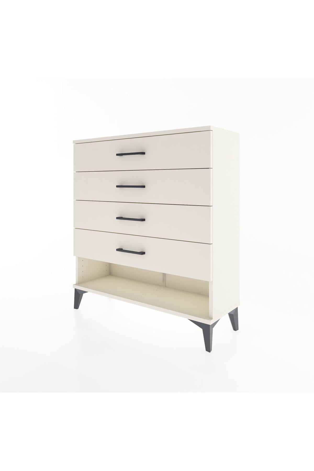 Arges Şifonyer 4 Çekmeceli 88x30x96 - S04M002V1A