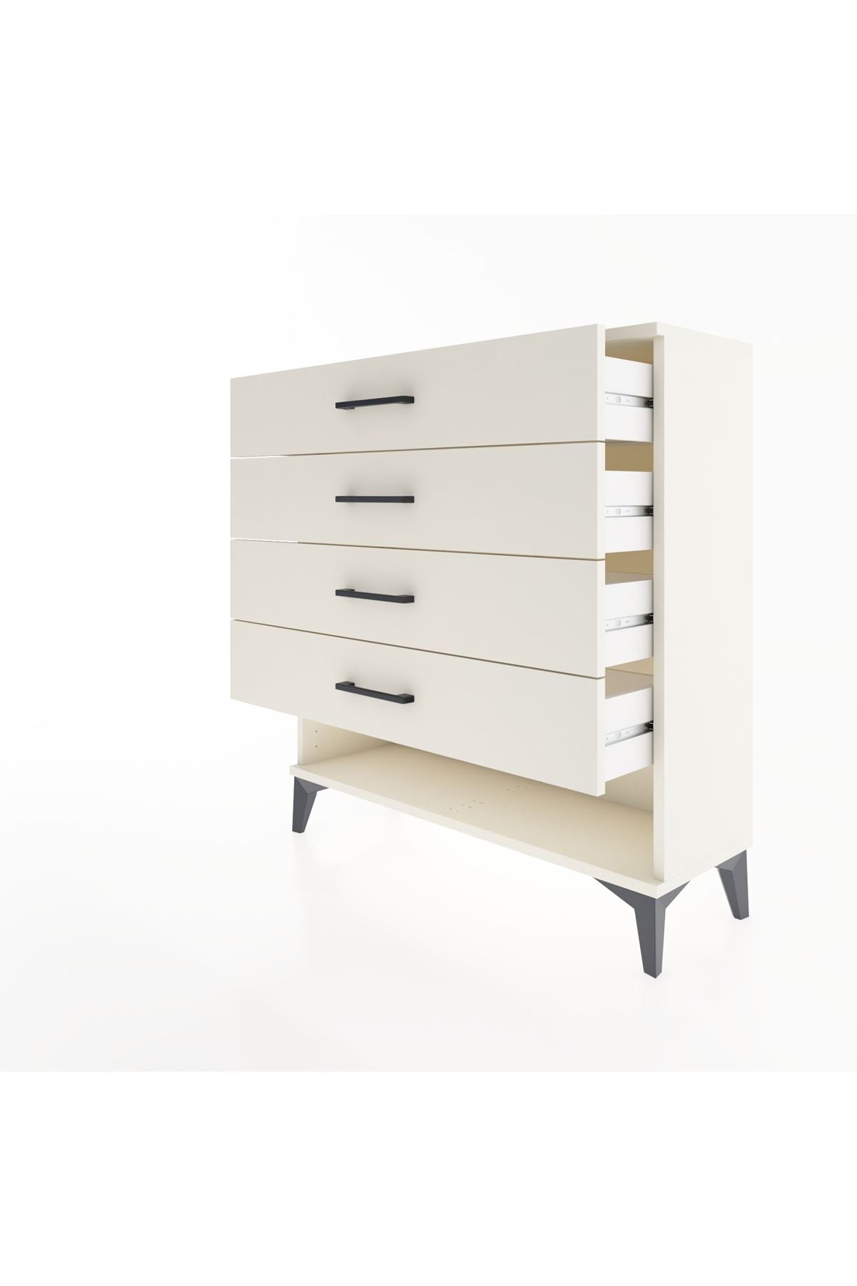 Arges Şifonyer 4 Çekmeceli 88x30x96 - S04M002V1A