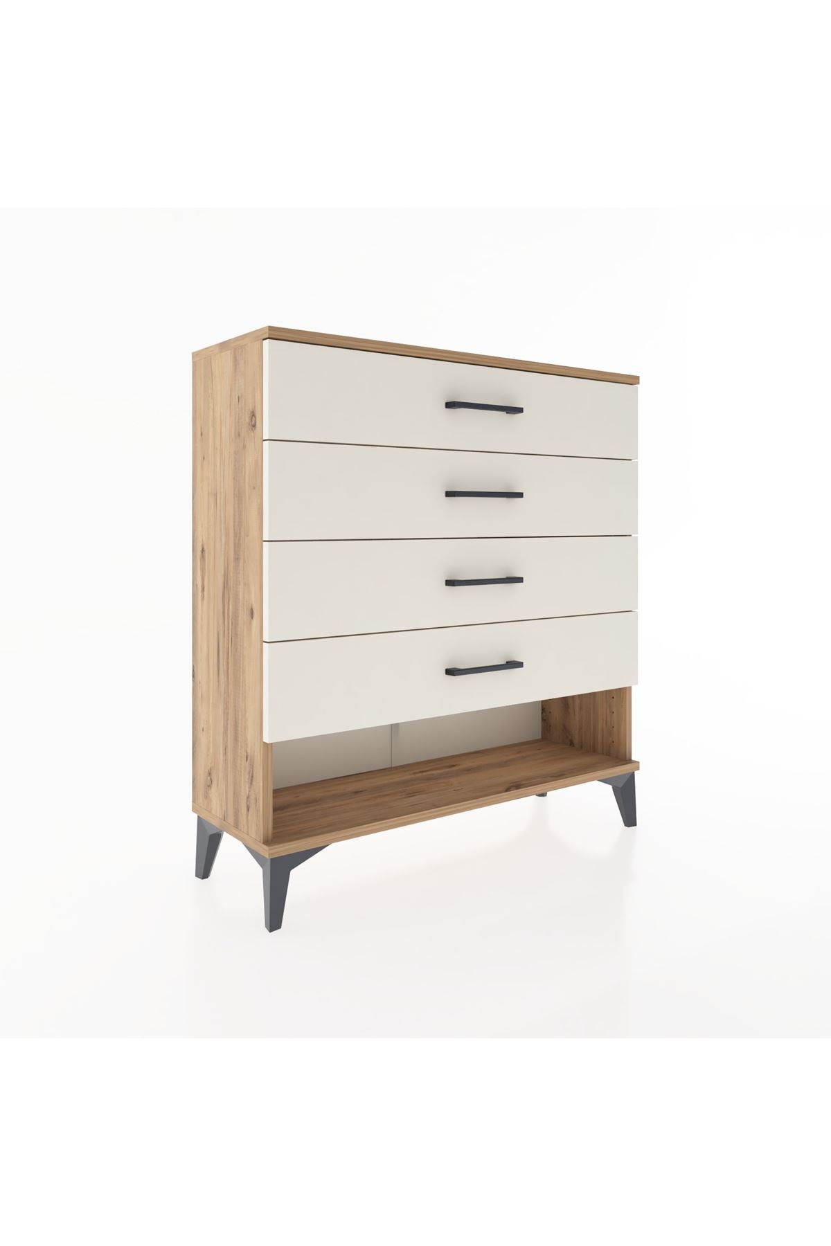 Arges Şifonyer 4 Çekmeceli 88x30x96 - S04M002V7A