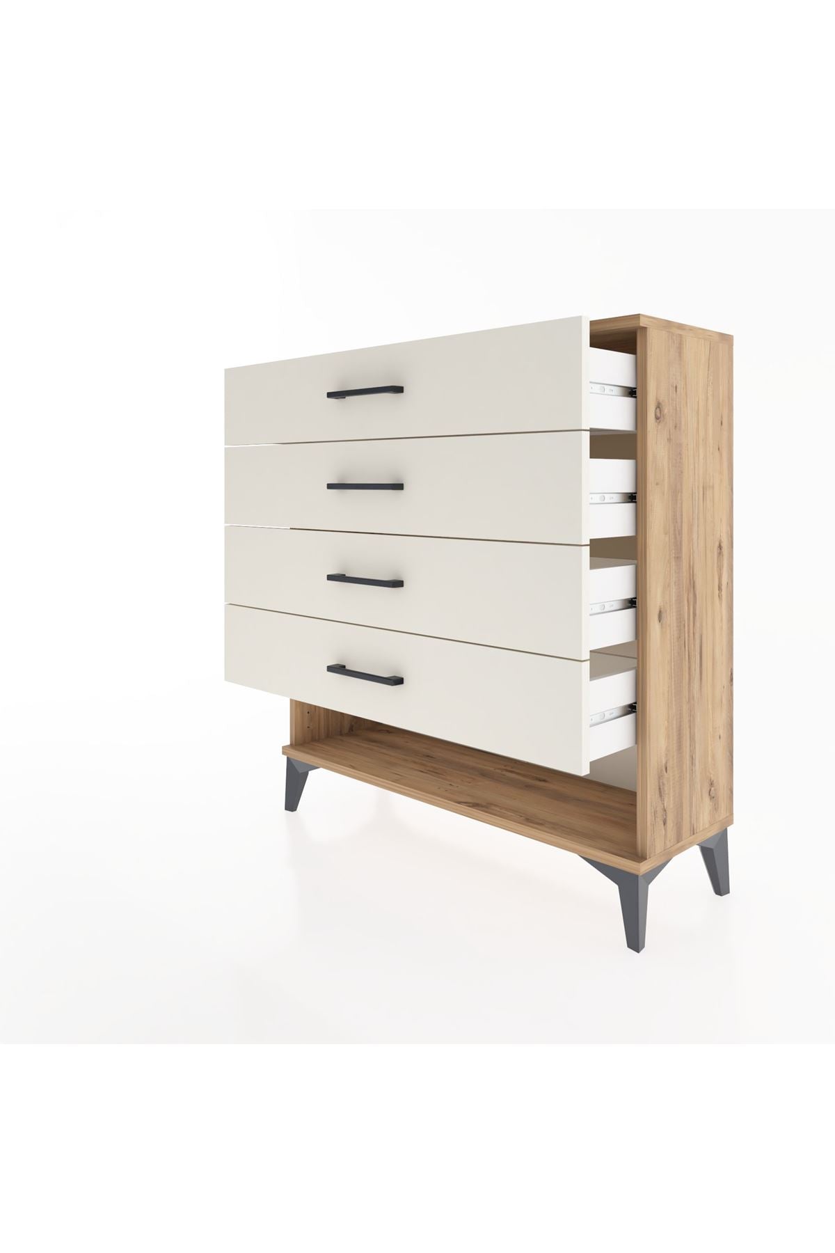 Arges Şifonyer 4 Çekmeceli 88x30x96 - S04M002V7A