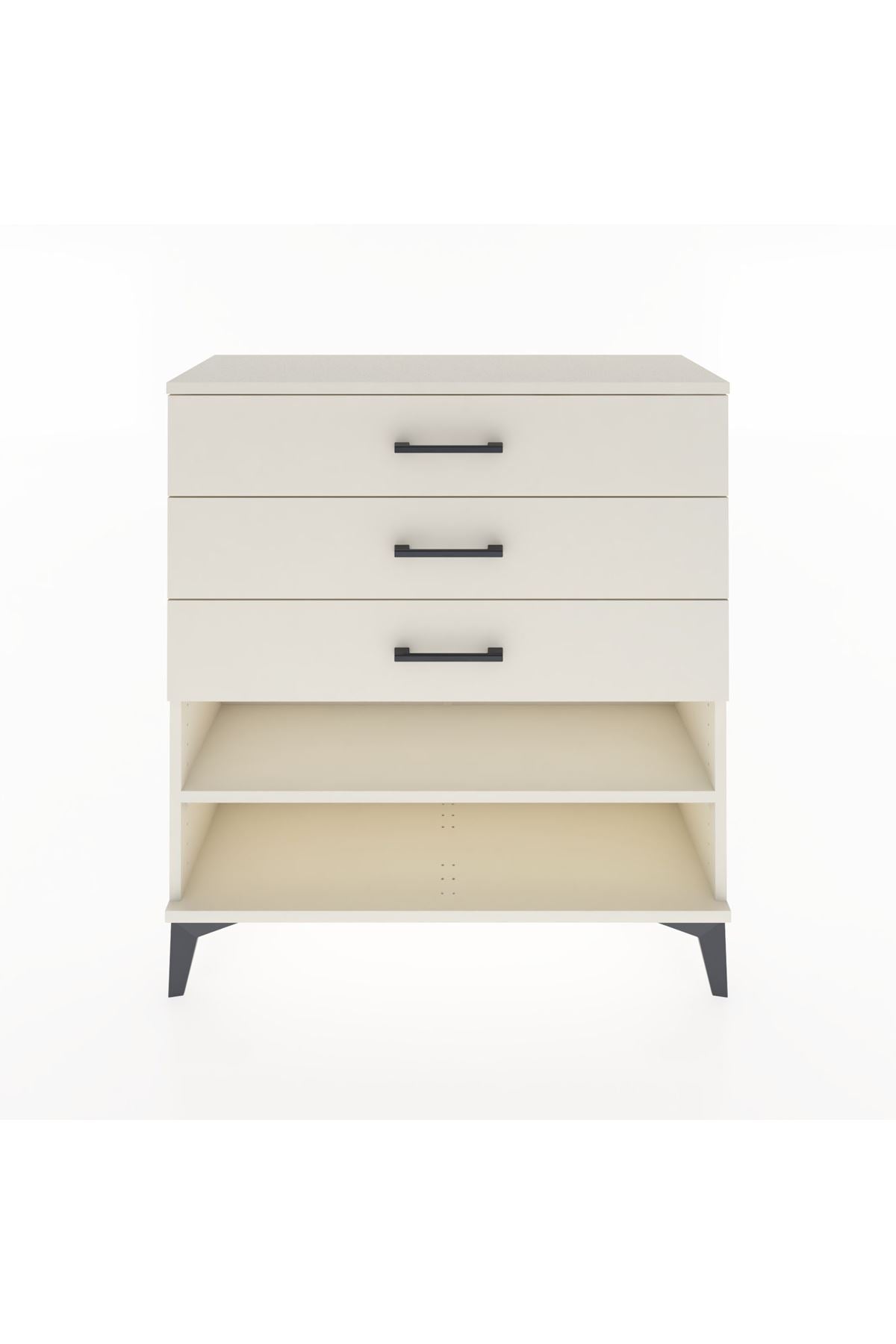 Arges Şifonyer Tek Raflı 3 Çekmeceli 88x30x96 - S04M003V1A