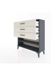 Arges Şifonyer Tek Raflı 3 Çekmeceli 88x30x96 - S04M003V4A