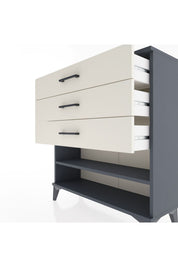 Arges Şifonyer Tek Raflı 3 Çekmeceli 88x30x96 - S04M003V4A