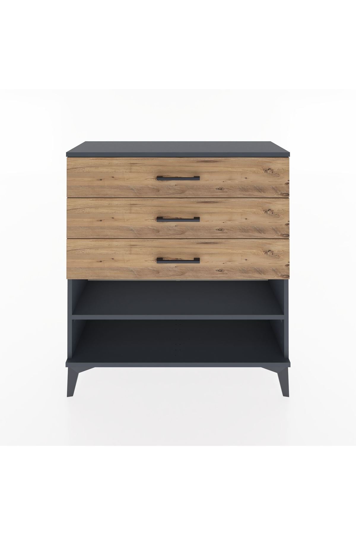 Arges Şifonyer Tek Raflı 3 Çekmeceli 88x30x96 - S04M003V6A