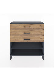 Arges Şifonyer Tek Raflı 3 Çekmeceli 88x30x96 - S04M003V6A