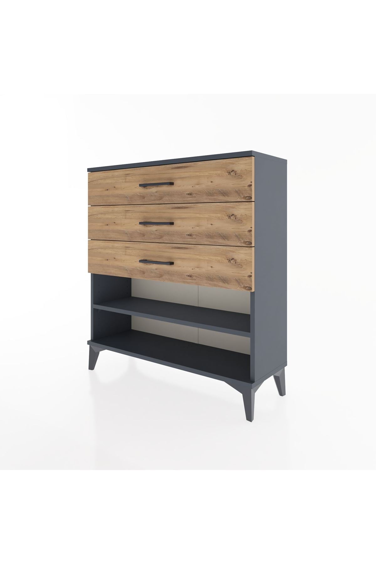 Arges Şifonyer Tek Raflı 3 Çekmeceli 88x30x96 - S04M003V6A