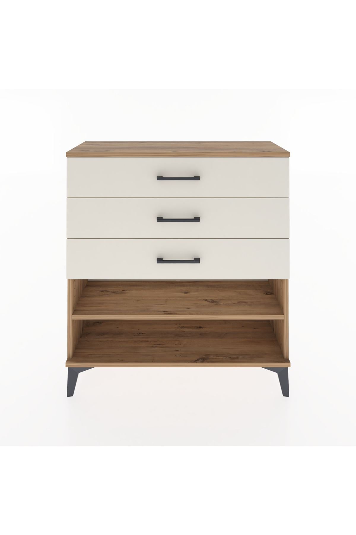 Arges Şifonyer Tek Raflı 3 Çekmeceli 88x30x96 - S04M003V7A