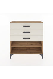 Arges Şifonyer Tek Raflı 3 Çekmeceli 88x30x96 - S04M003V7A