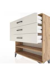 Arges Şifonyer Tek Raflı 3 Çekmeceli 88x30x96 - S04M003V7A