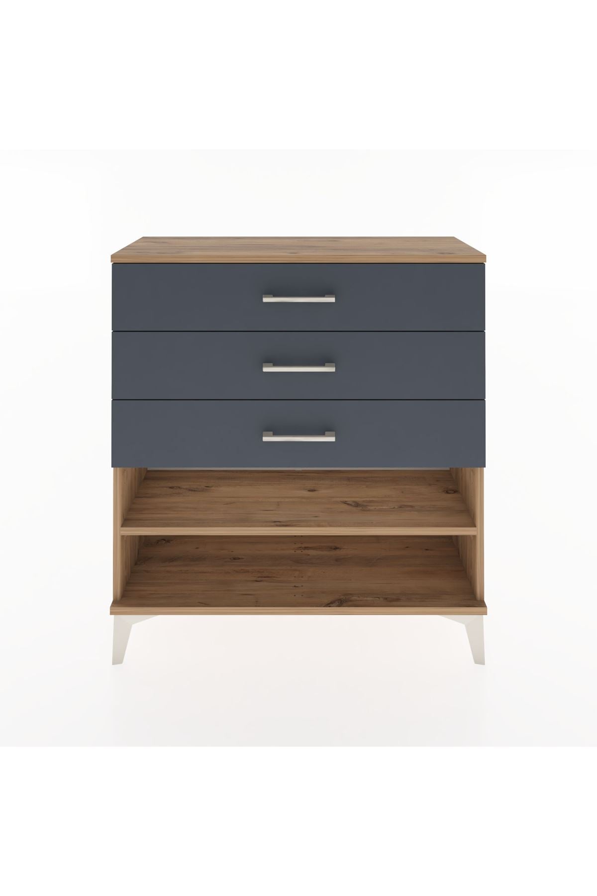 Arges Şifonyer Tek Raflı 3 Çekmeceli 88x30x96 - S04M003V8A