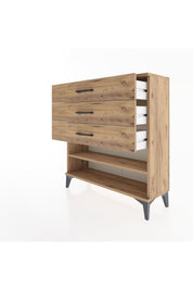 Arges Şifonyer Tek Raflı 3 Çekmeceli 88x30x96 - S04M003V9A