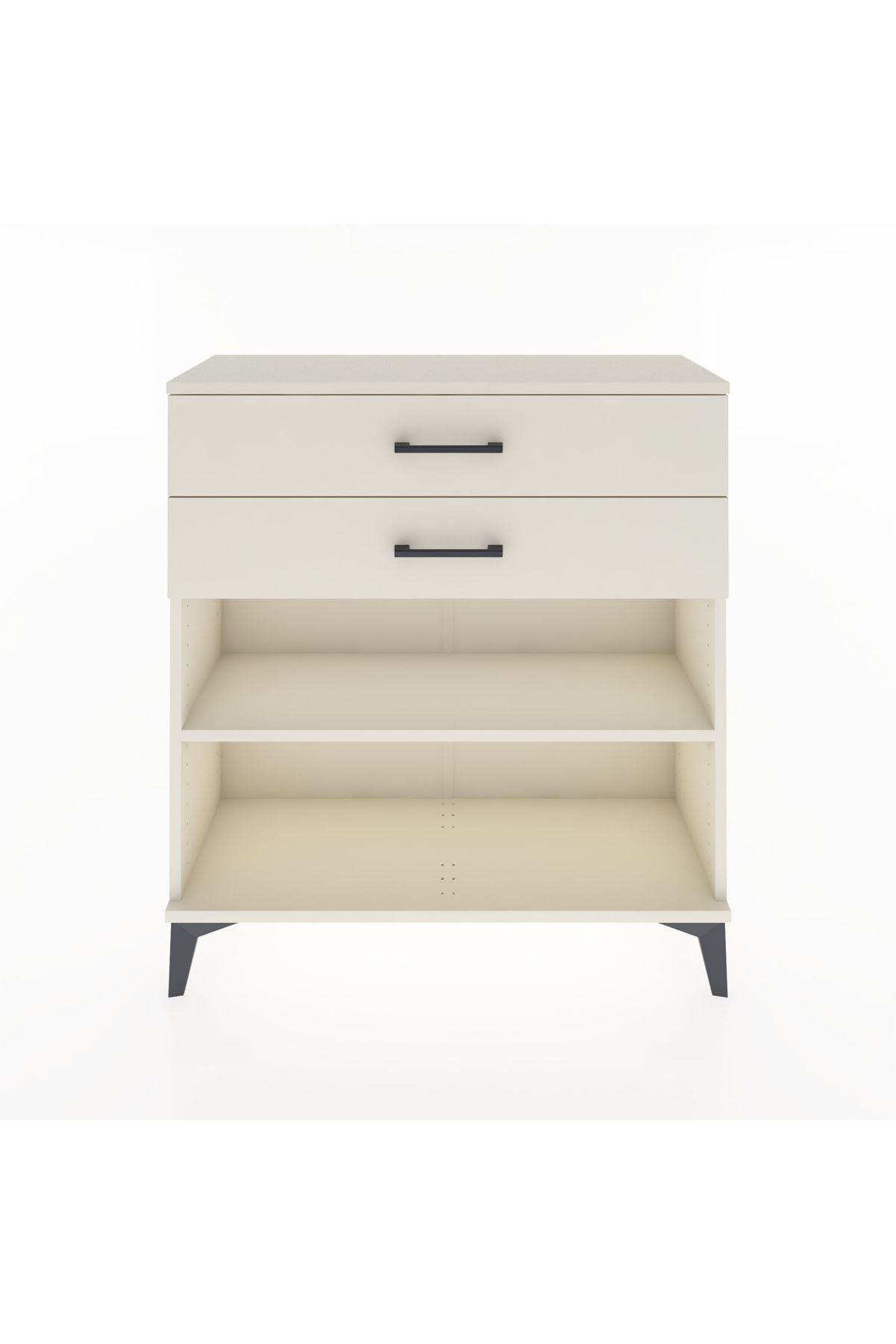 Arges Şifonyer Tek Raflı 2 Çekmeceli 88x30x96 - S04M004V1A