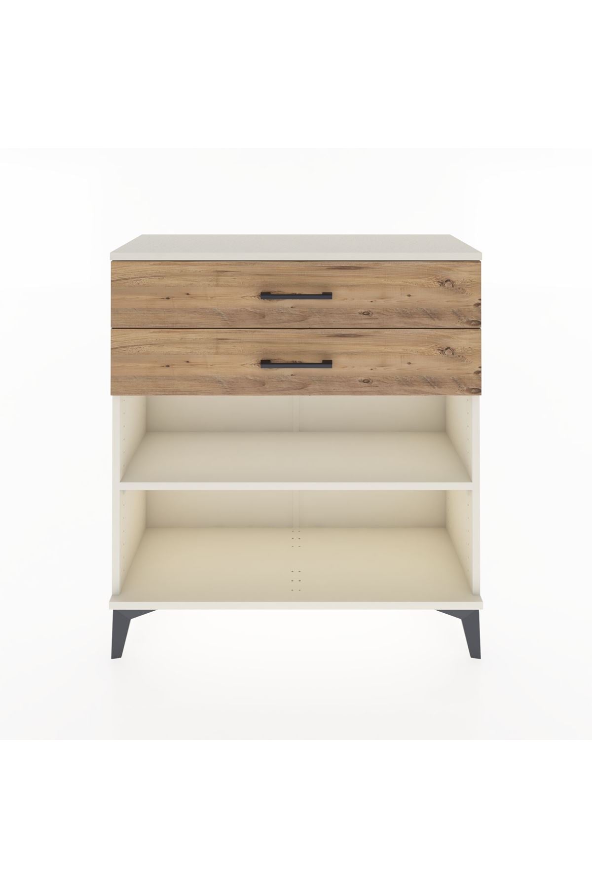 Arges Şifonyer Tek Raflı 2 Çekmeceli 88x30x96 - S04M004V3A