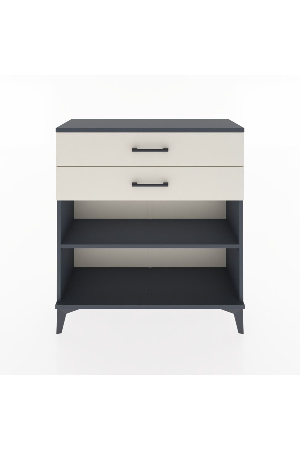 Arges Şifonyer Tek Raflı 2 Çekmeceli 88x30x96 - S04M004V4A