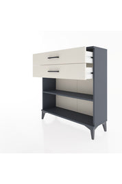 Arges Şifonyer Tek Raflı 2 Çekmeceli 88x30x96 - S04M004V4A