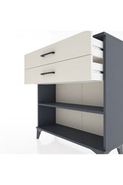 Arges Şifonyer Tek Raflı 2 Çekmeceli 88x30x96 - S04M004V4A