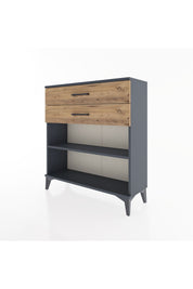 Arges Şifonyer Tek Raflı 2 Çekmeceli 88x30x96 - S04M004V6A