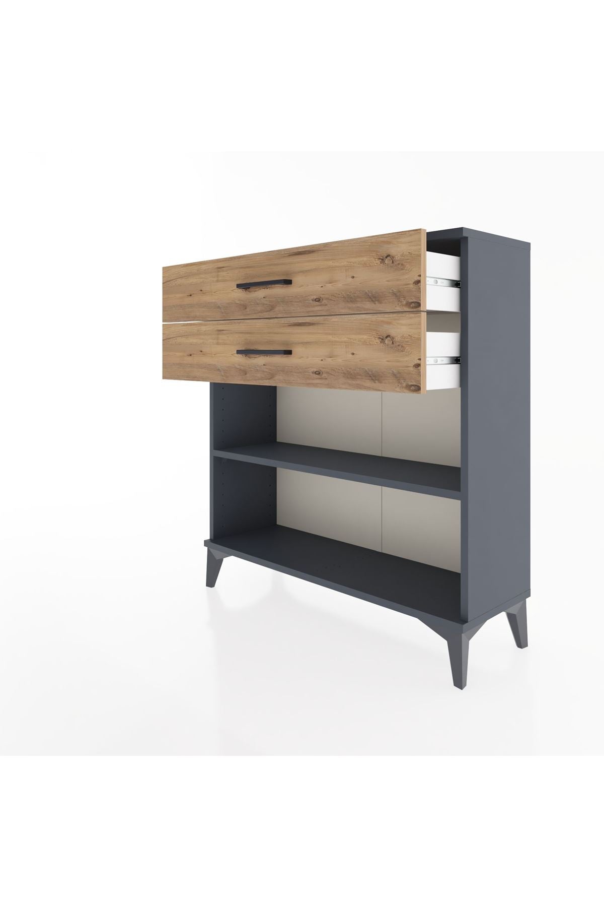 Arges Şifonyer Tek Raflı 2 Çekmeceli 88x30x96 - S04M004V6A