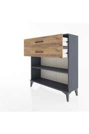 Arges Şifonyer Tek Raflı 2 Çekmeceli 88x30x96 - S04M004V6A