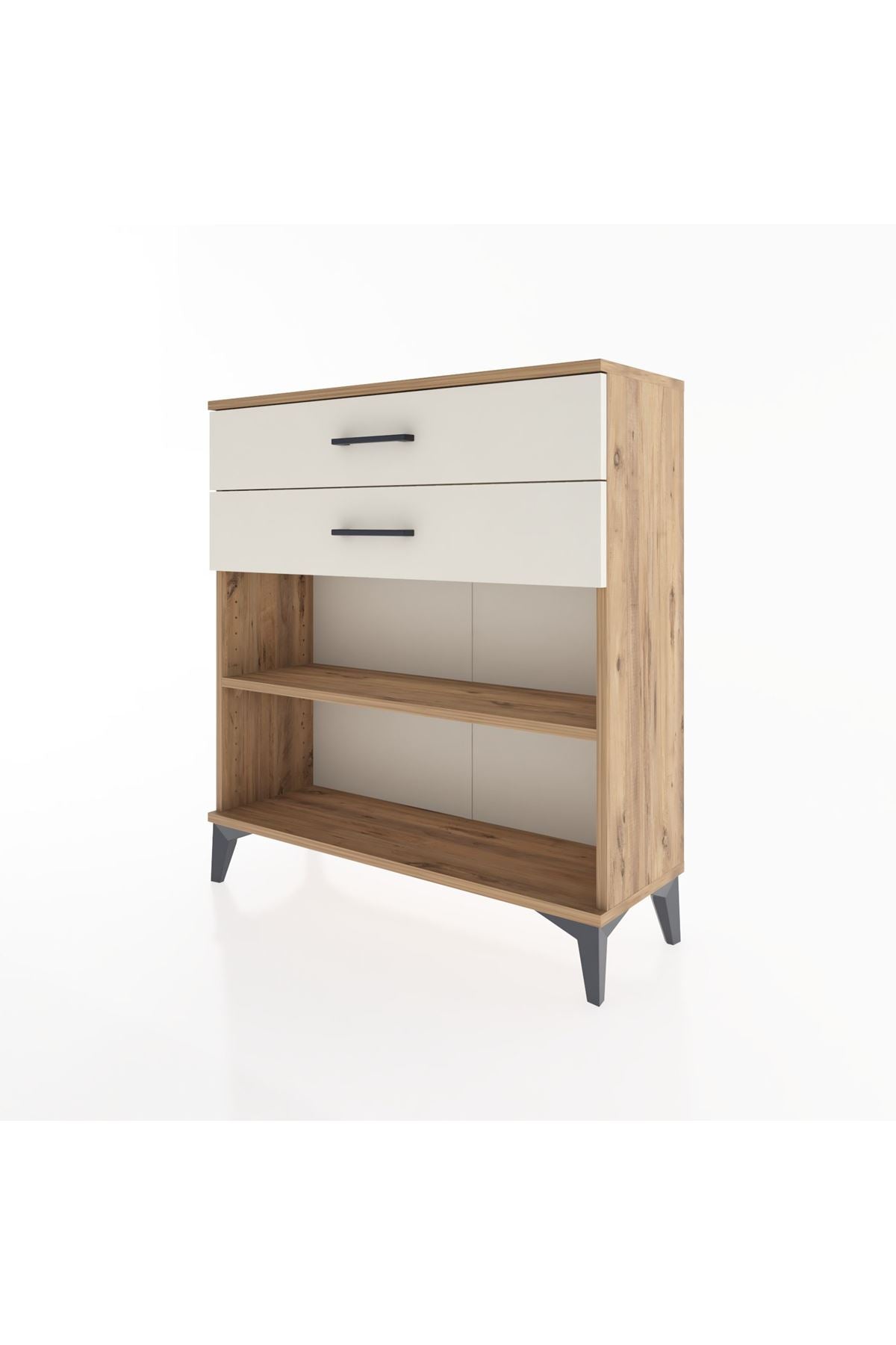 Arges Şifonyer Tek Raflı 2 Çekmeceli 88x30x96 - S04M004V7A