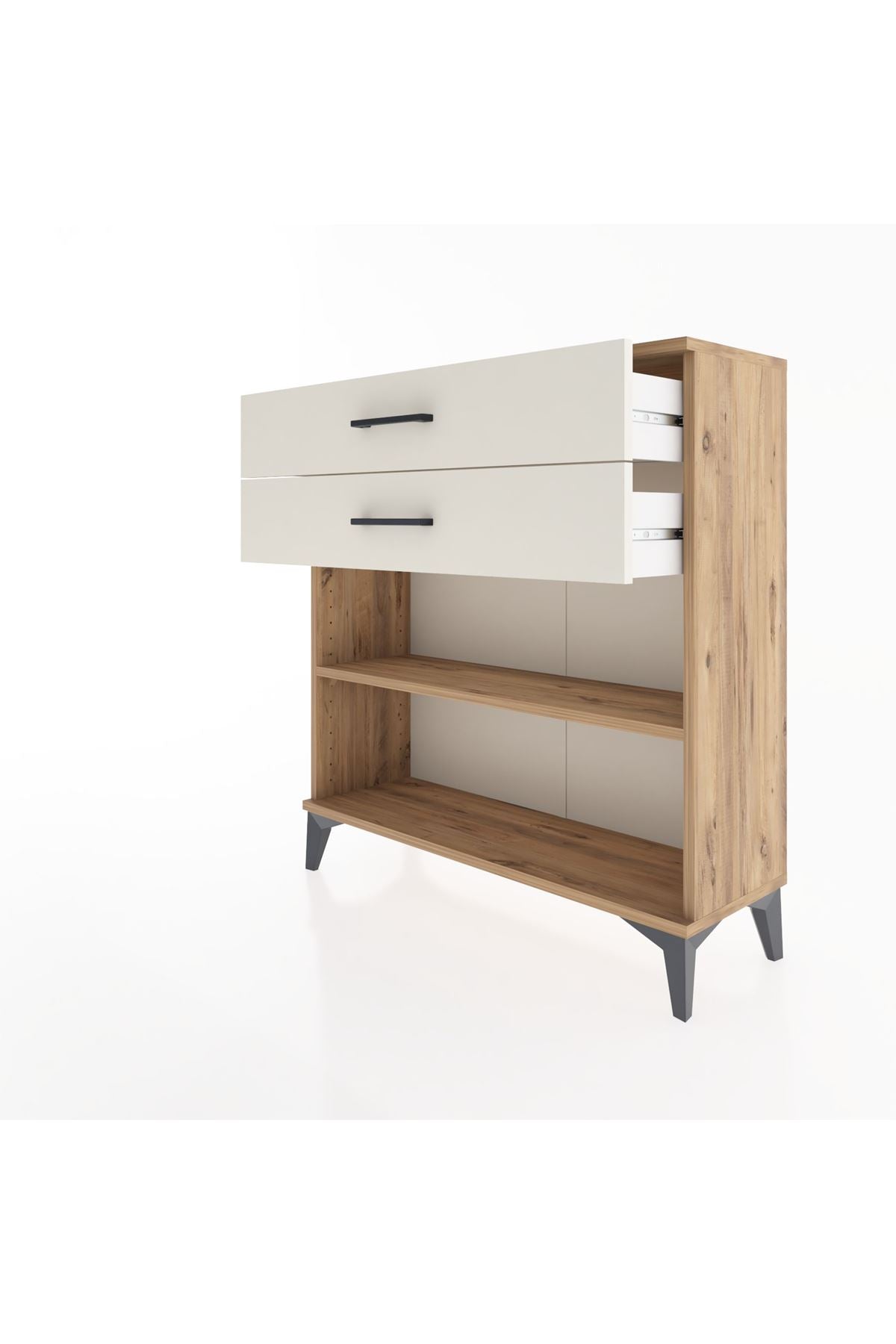 Arges Şifonyer Tek Raflı 2 Çekmeceli 88x30x96 - S04M004V7A