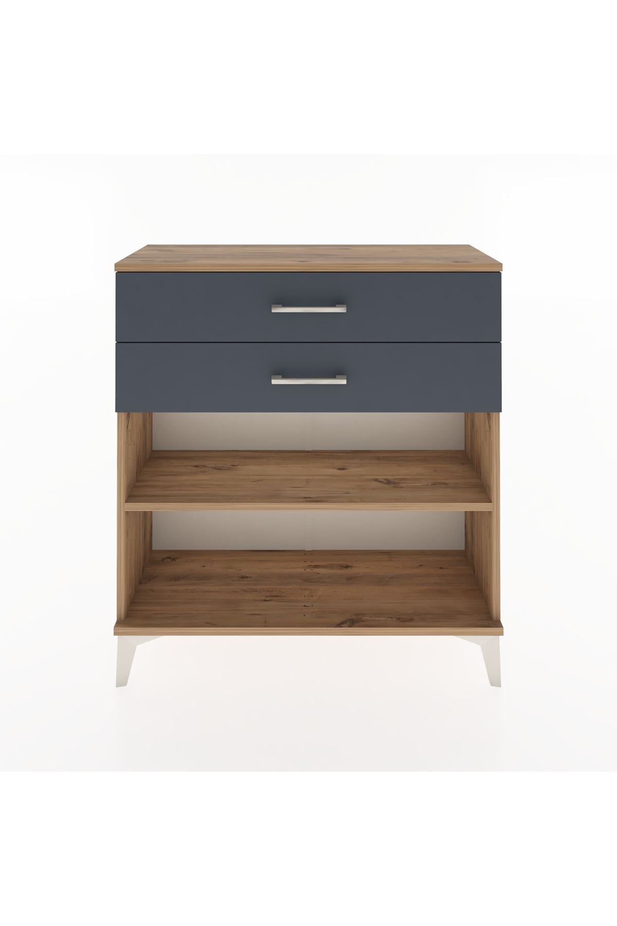 Arges Şifonyer Tek Raflı 2 Çekmeceli 88x30x96 - S04M004V8A