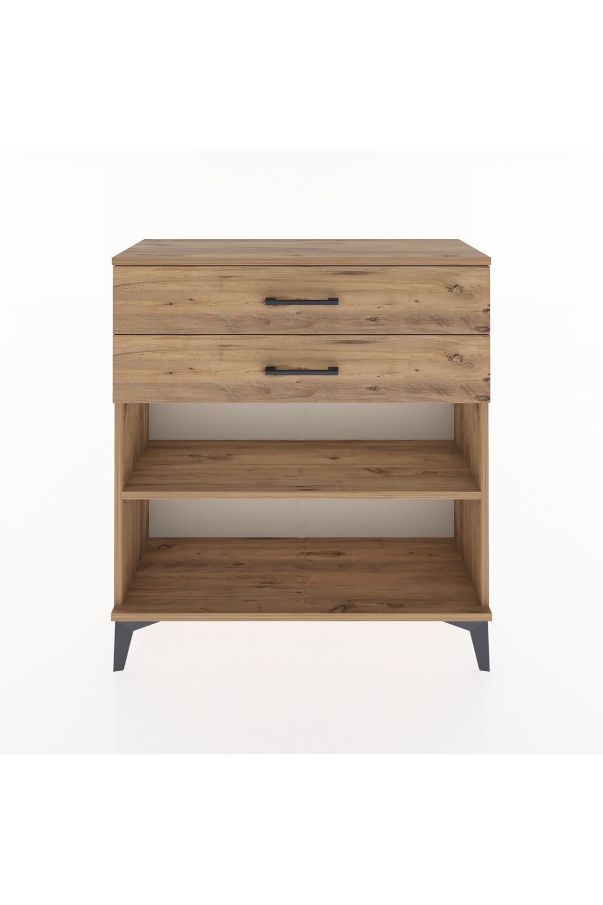 Arges Şifonyer Tek Raflı 2 Çekmeceli 88x30x96 - S04M004V9A