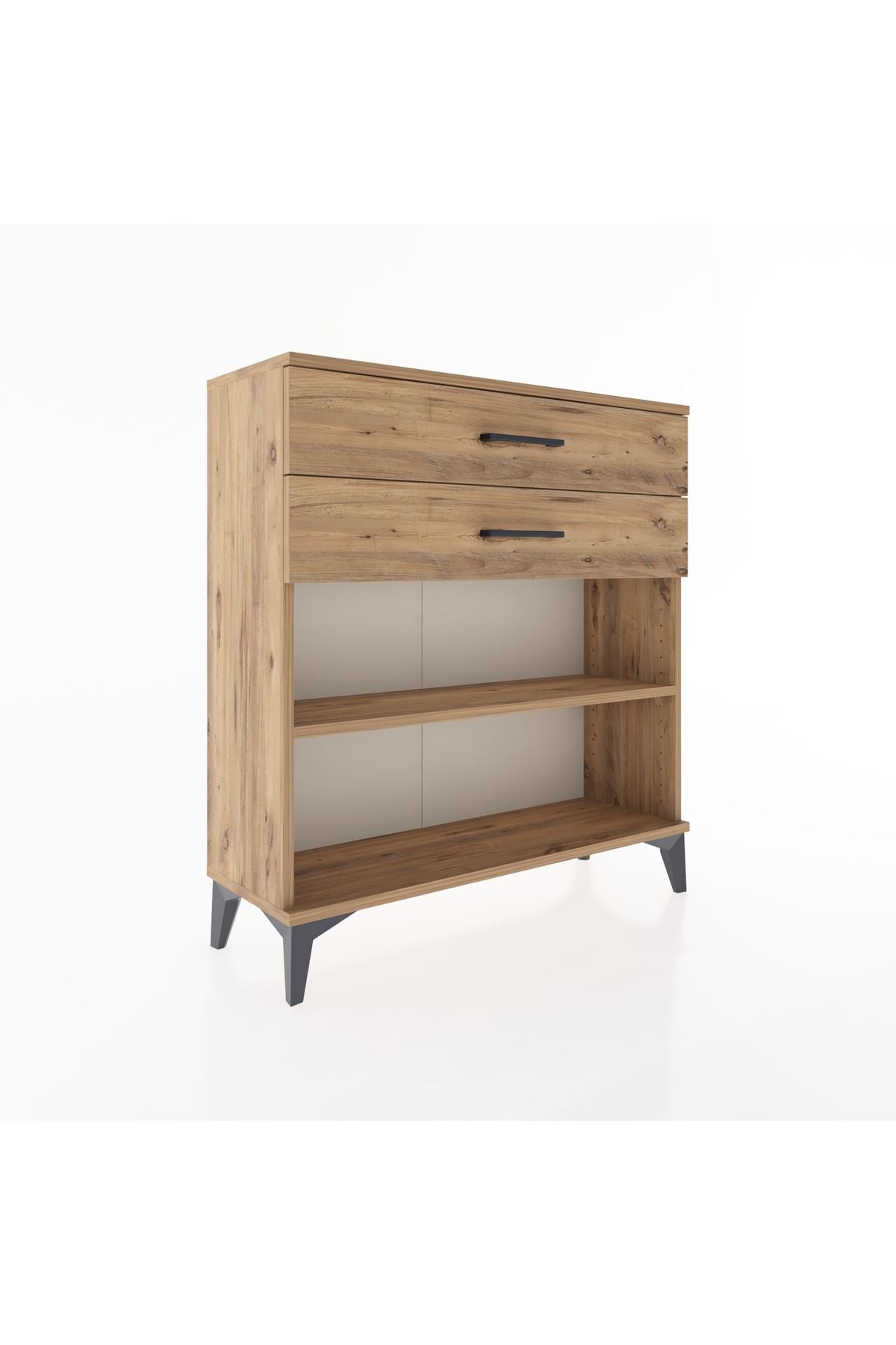 Arges Şifonyer Tek Raflı 2 Çekmeceli 88x30x96 - S04M004V9A