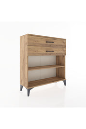 Arges Şifonyer Tek Raflı 2 Çekmeceli 88x30x96 - S04M004V9A