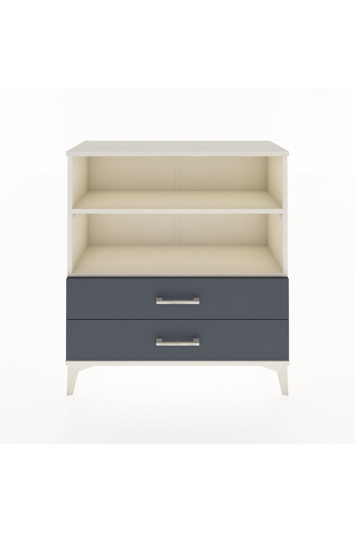 Arges Şifonyer 2 Raflı 2 Çekmeceli 88x30x96 - S04M005V2A