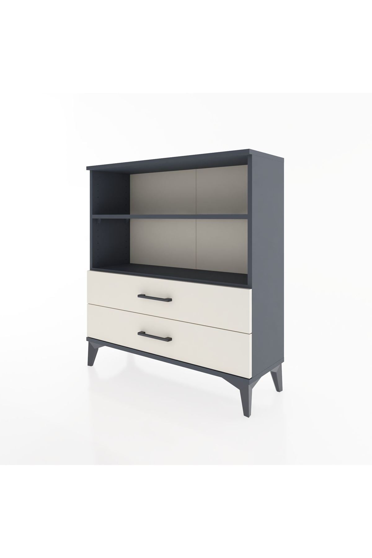 Arges Şifonyer 2 Raflı 2 Çekmeceli 88x30x96 - S04M005V4A